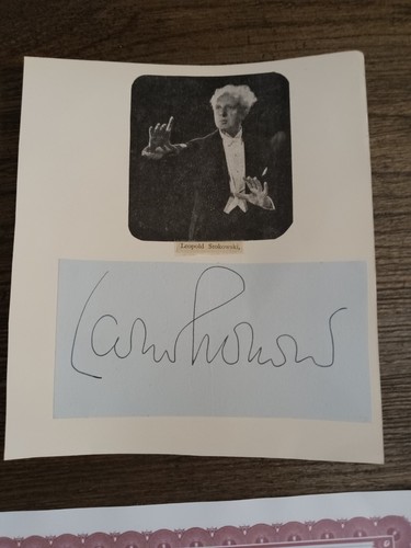 Autografo firmato leopold - autografo,